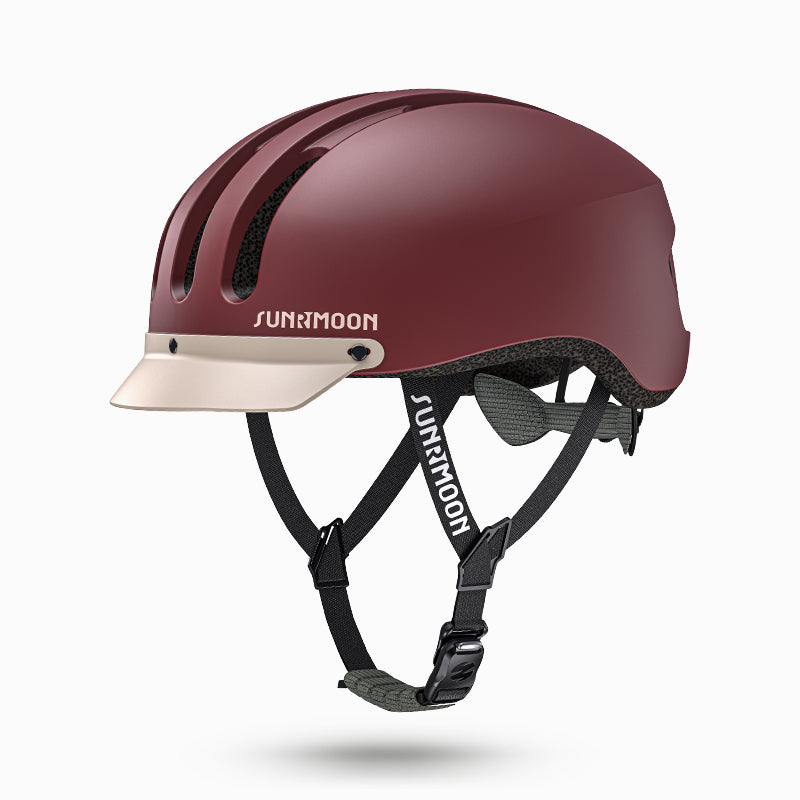 Cycling Helmet with Magnetic Suction